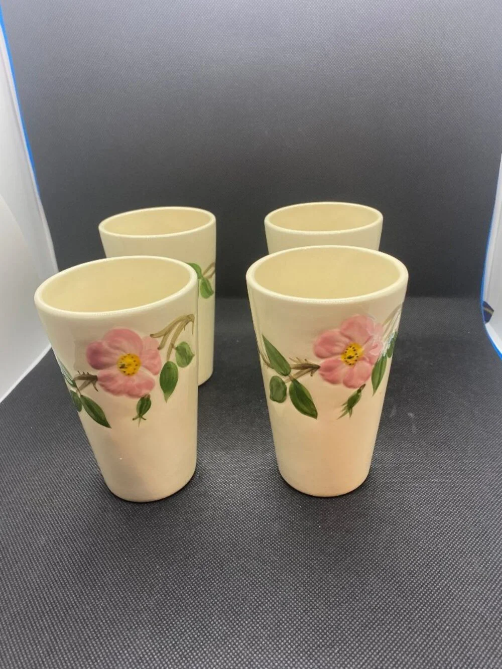 Desert Rose 12 oz. Tumblers. Set of 4